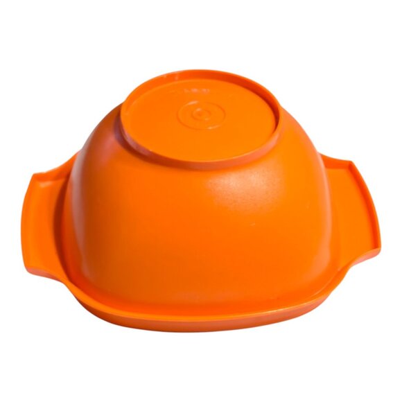 VTG Tupperware Plastic Orange Square Storage Bowl Container 840-5 NO LID USA - Picture 6 of 7